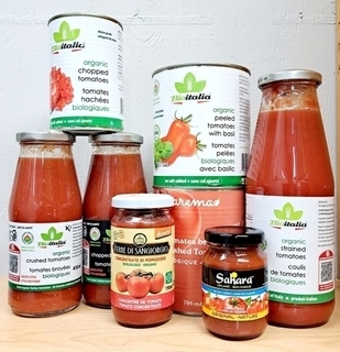 Canned Tomato - Whole, Crushed, Diced, Paste